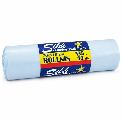 Sikk Erős Szemetes Zsák Natúr 70X110cm 135L (10db)