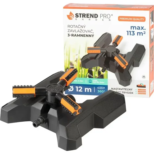 Strend Pro Garden 3 ágú talpas forgó köresőzető (Ø12M)