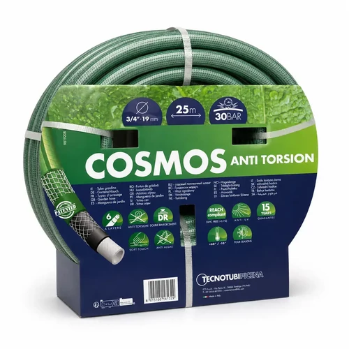 TecnoTubi Cosmos 6 rétegű csavarodásmentes locsolótömlő 3/4" 25m
