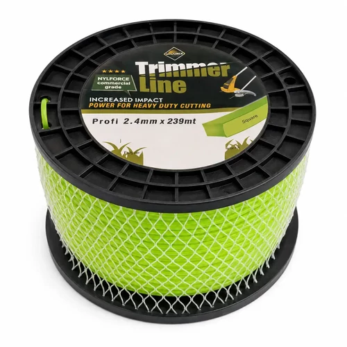 TrimmerLine Nylforce profi zöld fűkasza damil szögletes 2.4mm (239m)