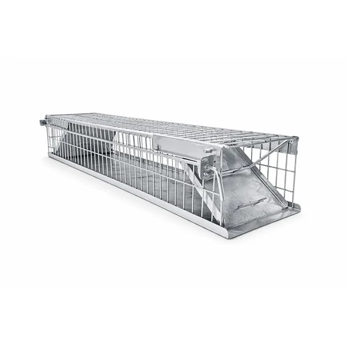 Állatcsapda horganyzott "S-40 cm" 40x10x10cm Rágcsálócsapda