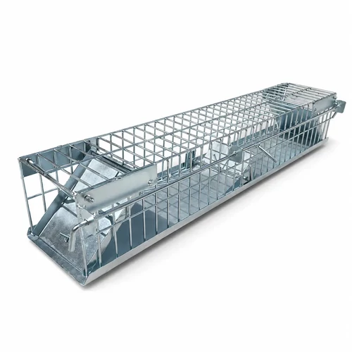 Állatcsapda horganyzott "S-60 cm" 60x10x10cm Rágcsálócsapda