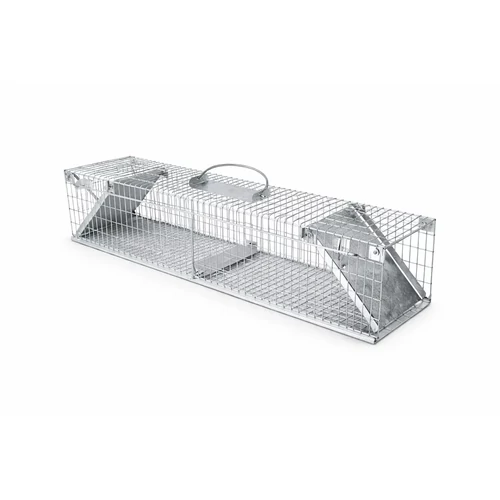 Állatcsapda horganyzott "M-60 cm" 60x20x20cm Menyétcsapda