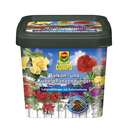 Compo hosszú hatású balkon és cserepes növény műtrágya 1,2kg