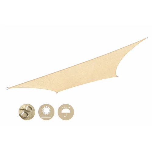 HDPE Napvitorla - 3,6x3,6m - Krém - Négyzet alakú