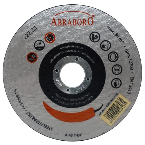 Abraboro Chili Fémvágó Korong 230X2.5mm