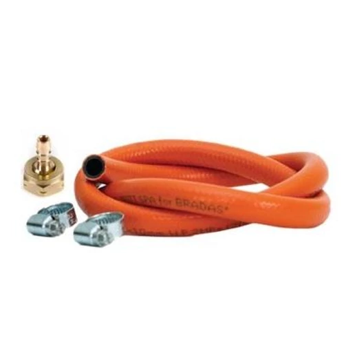 Pb-Gáztömlő Hosszabbító Szett (2,5M Gáztömlő, Gázanya, 2db Bilincs)
