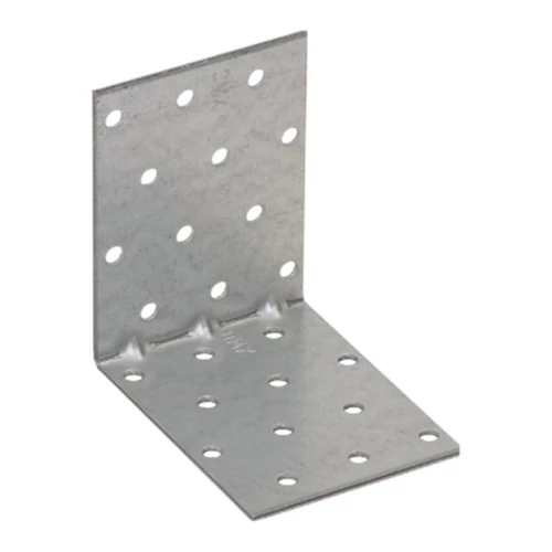 Sarokösszekötő Lemez Horganyzott Perforált Erősített 80 X 80 X 40 X 1,5 K