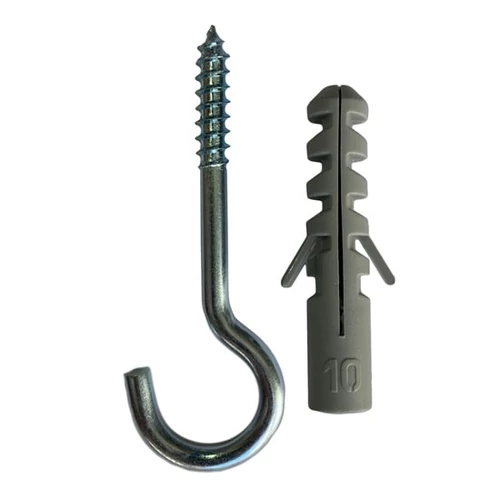 Lámpahorog Horganyzott 4.5X70mm + Tipli 10X49mm (2db)