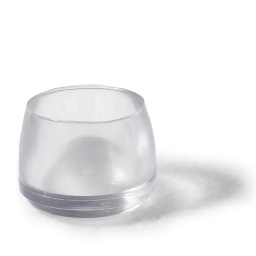 Széklábpapucs Műanyag D=22 Transzparens (4db)