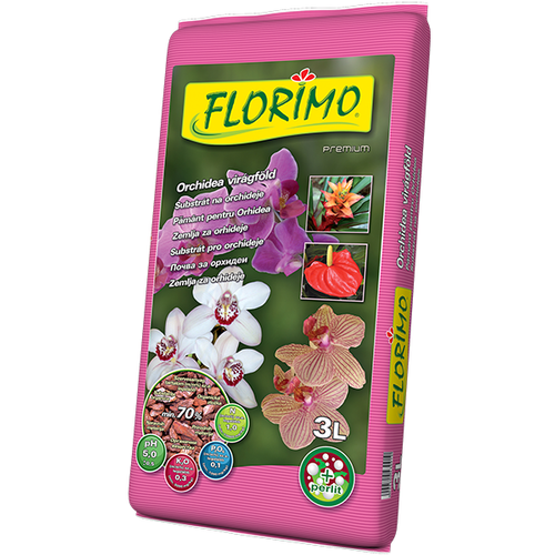 FLORIMO Orchidea és Anthurrium virágföld (PH5) 3L