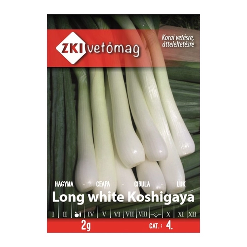 ZKI Hagyma (Long White Koshigaya) Vetőmag 2G