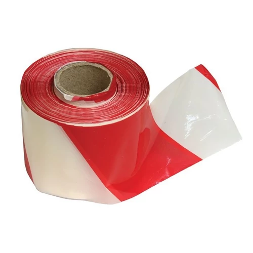 Jelzőszalag Piros-Fehér 7cm 200M