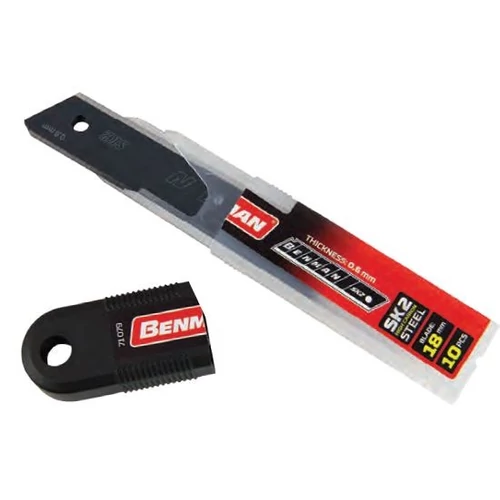 Benman Szénacél Pvc-Kés Penge 0,6mm 18mm (10db)