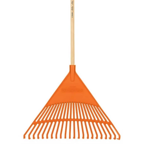 Truper Műanyag Lombseprű 22 Fogú 56cm Fa Nyéllel