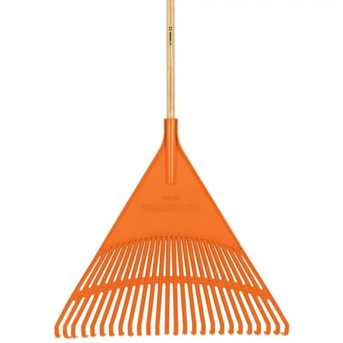 Truper Műanyag Lombseprű 26 Fogú 61cm Fa Nyéllel