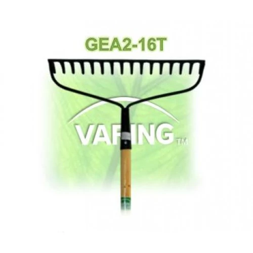 Varing Pro Gereblye 16 Fogú 40cm Lakkozott Fa Nyéllel