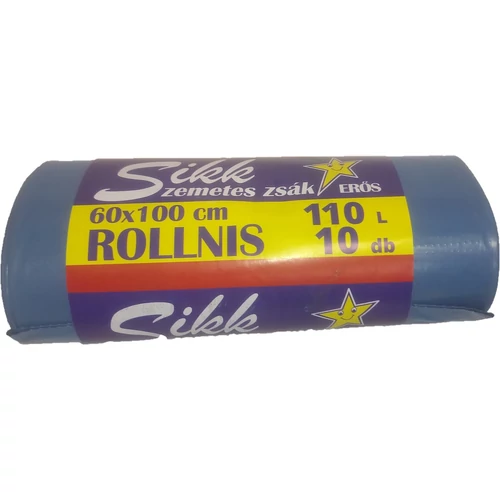 Sikk Erős Szemetes Zsák Kék 60X100cm 110L (10db)