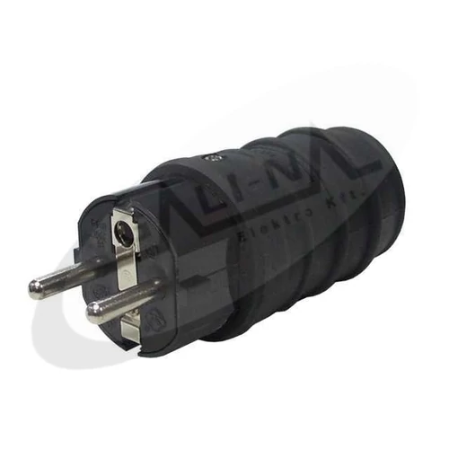 Dugvilla Gumi Ip44 Fekete