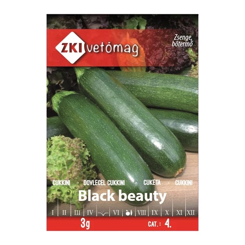 ZKI Cukkini (Black Beauty) Vetőmag 3G