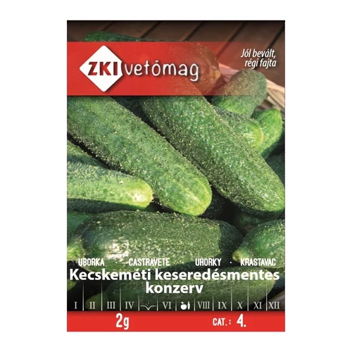 ZKI Uborka (Kecskeméti Keseredésmentes) Vetőmag 2G