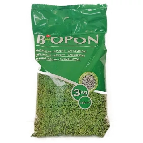 Biopon Gyomcsökkentő Pázsit Trágya 3kg