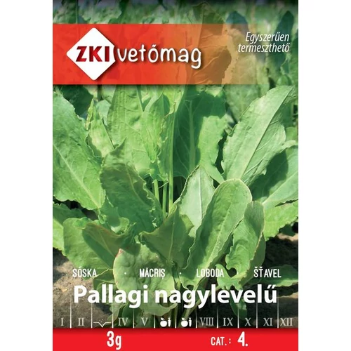 ZKI Sóska (Pallagi Nagylevelű) Vetőmag 3G