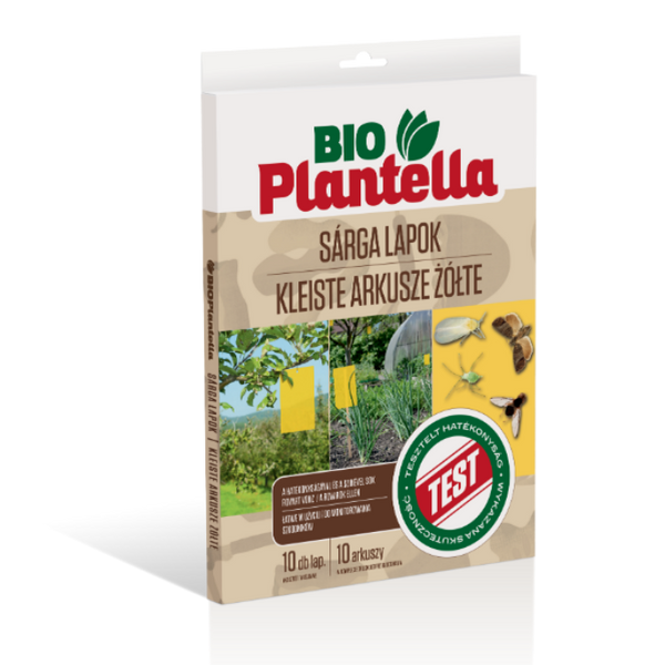 BioPlantella sárga rovarfogó lap NAGY (10db)