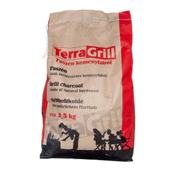 TerraGrill természetes keményfaszén 3kg