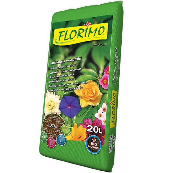 FLORIMO Általános virágföld (PH6,4) 20L