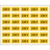 230 V Villamossági Öntapadós Matrica 1X2cm (30db)