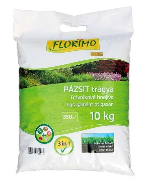 Florimo 3in1 gyeptrágya (350m2) 10kg