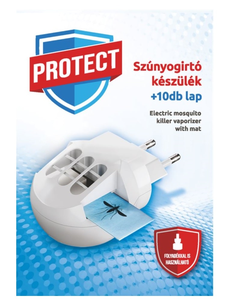 Protect elektromos szúnyogirtó készülék + 10db lap