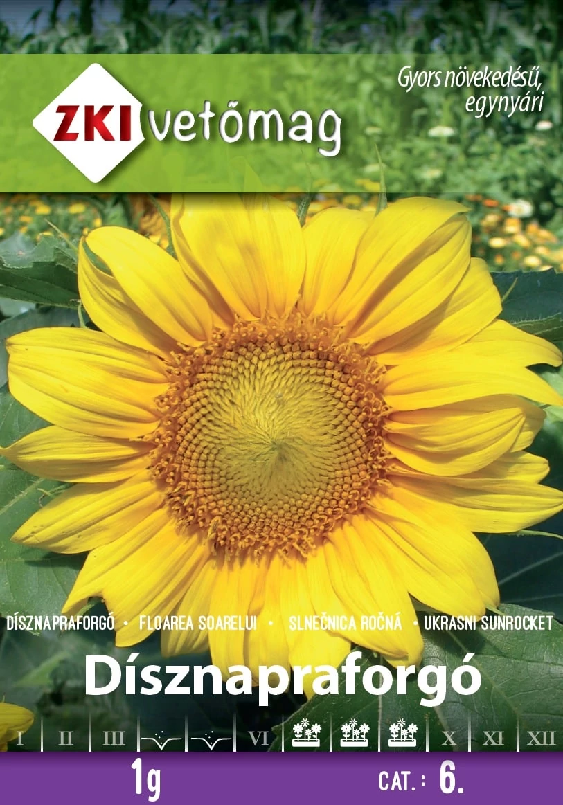 ZKI Dísznapraforgó Virágmag 1G