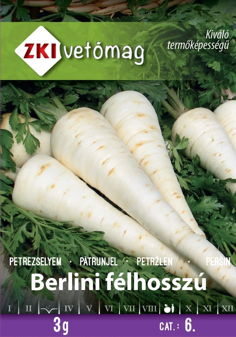 ZKI Petrezselyem (Berlini Félhosszú) Vetőmag 3G