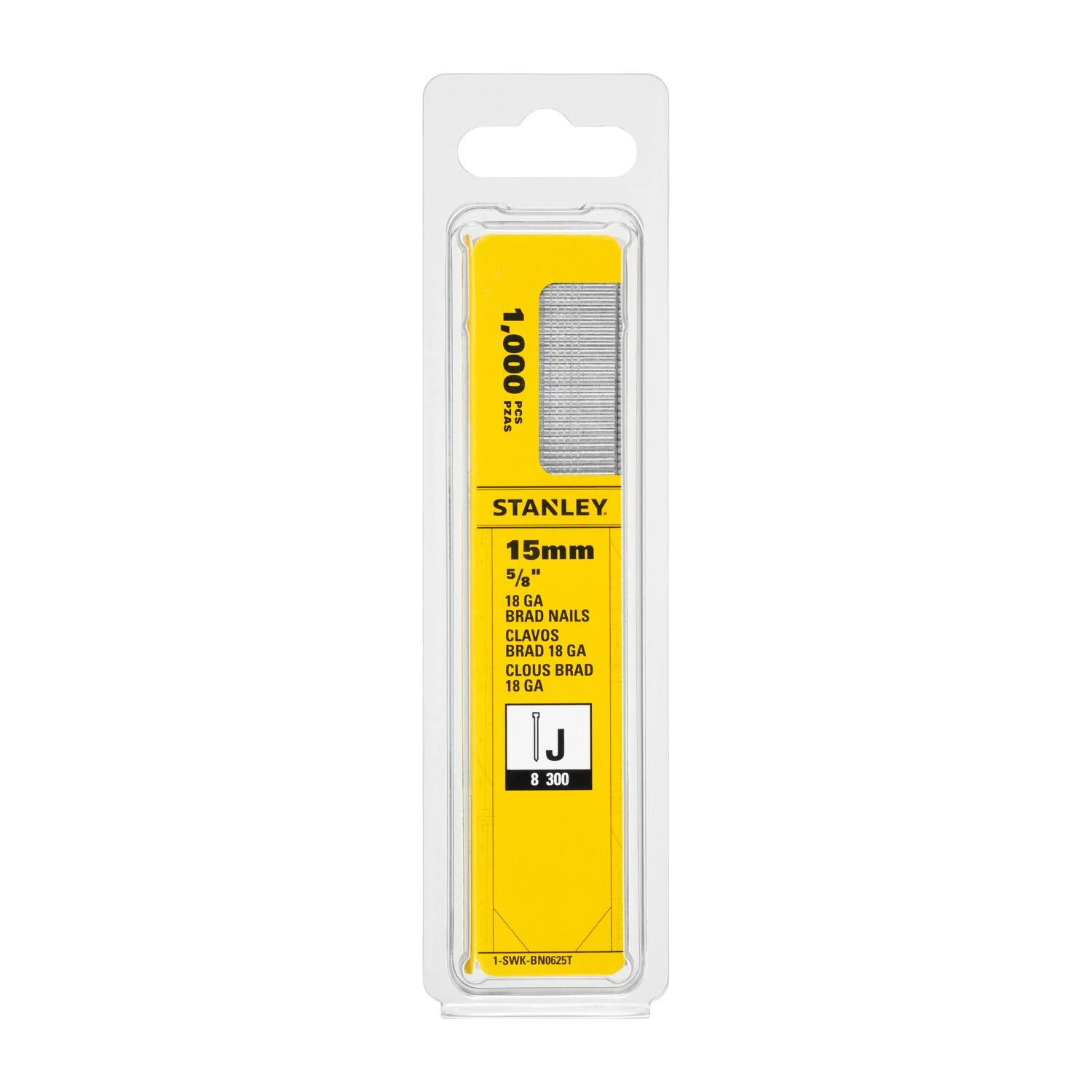 STANLEY „J/E“ típusú tűző szeg 15mm (1000db)