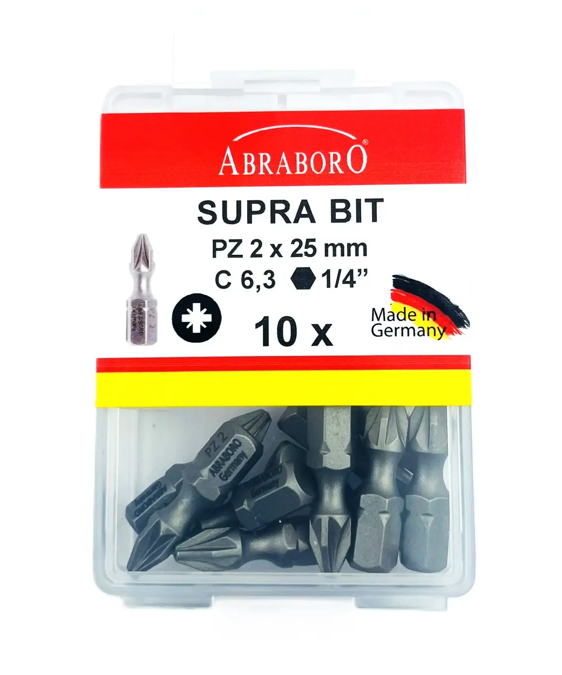 Abraboro SUPRA behajtótüske 25mm PZ2 (10db)