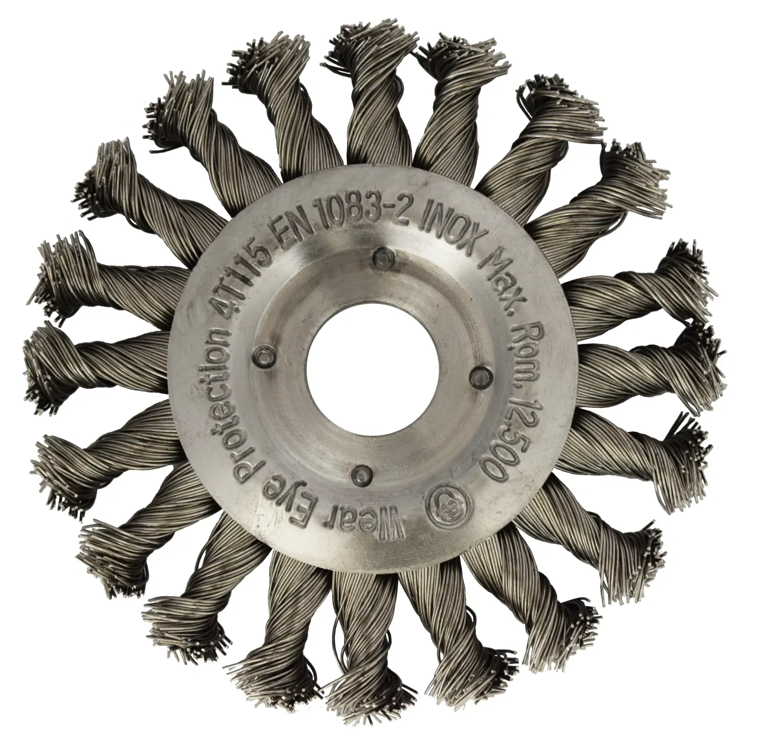 Abraboro ULTRA körkefe sodrott inox-dróttal D22 125mm