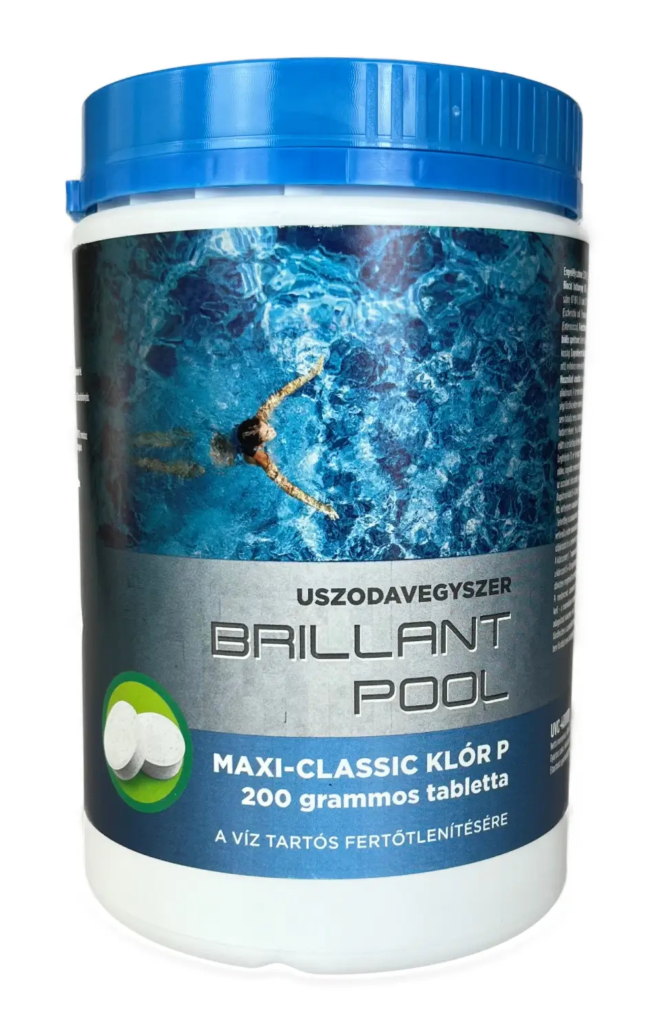 Brilliant Pool Maxi-Classic Klór P 200g-os klórtabletta 800g