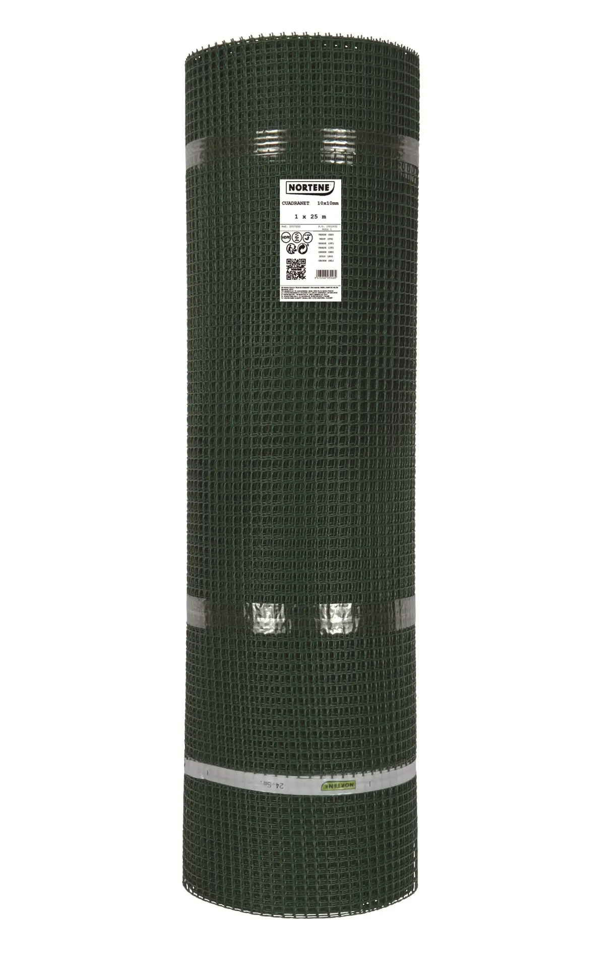 Nortene Cuadranet műanyag kertirács zöld 10x10mm 100cm (25m)