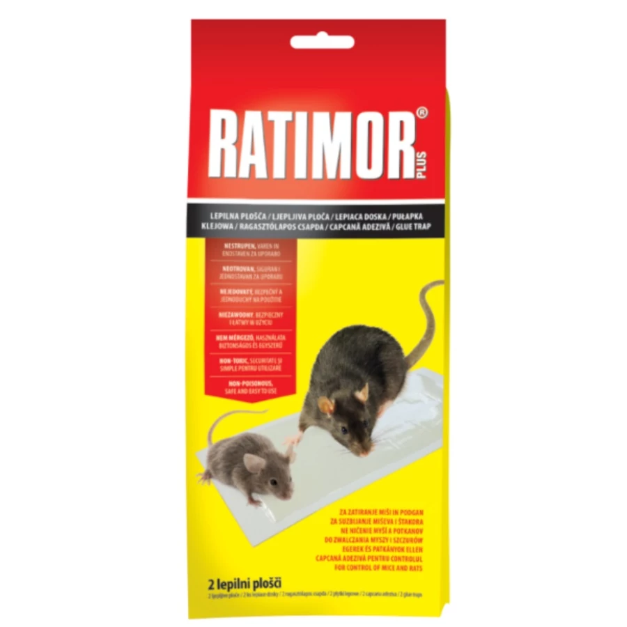 RATIMOR ragasztós egér és patkányfogó lap (2db)