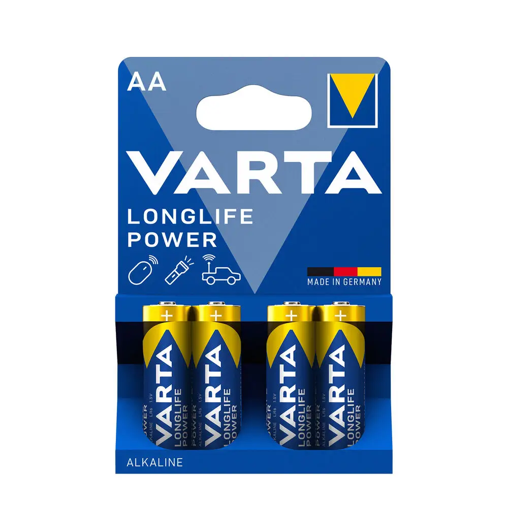 Varta Longlife Power alkáli AA ceruza elem (4db)