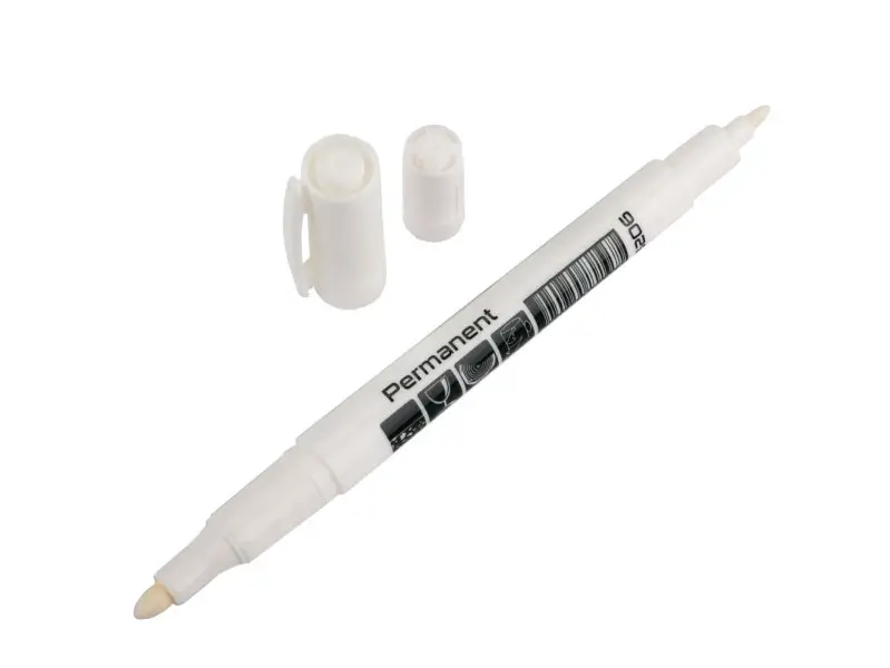 Alkoholos filctoll kétoldalas fehér színű