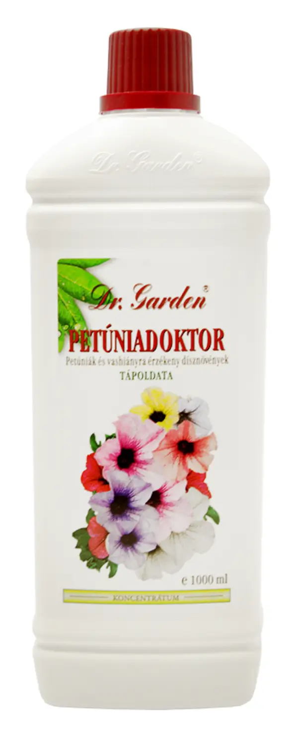 Dr. Garden Petúniadoktor petúniák és vashiányra érzékeny dísznövények tápoldata 1L