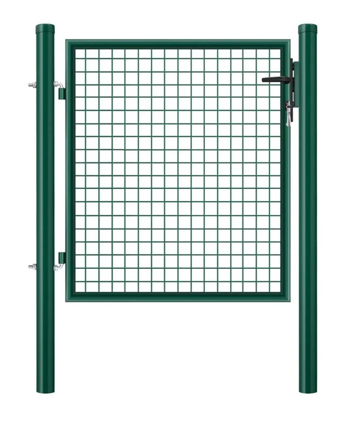 Kerti kapu oszloppal zöld színű 120cm magas