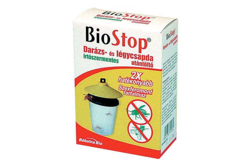 BioStop irtószermentes darázs és légycsapda utántöltő 3db