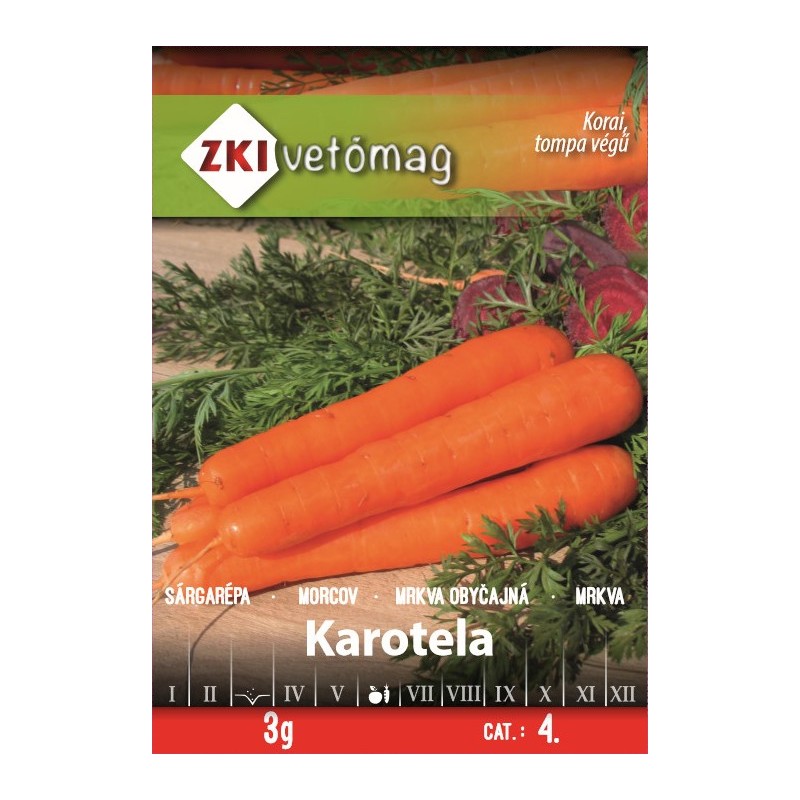 ZKI Sárgarépa (Karotela) vetőmag 3g