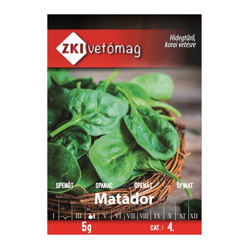 ZKI Spenót (Matador) vetőmag 5g