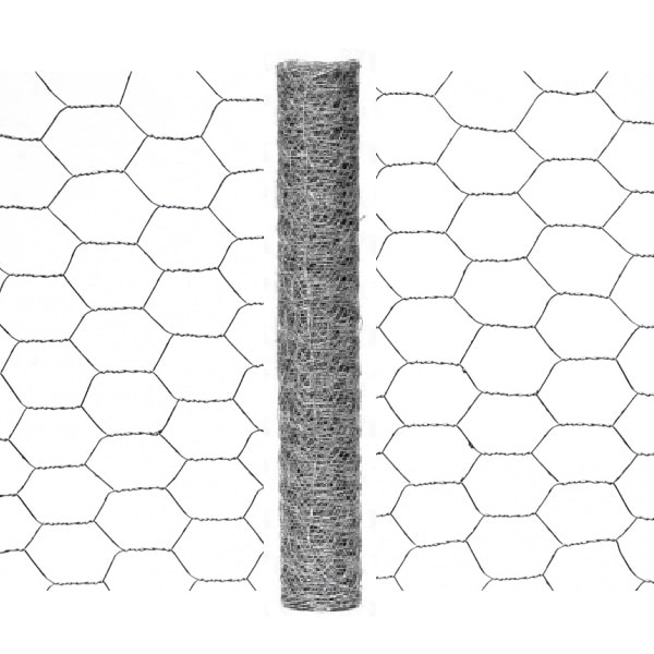 Horganyzott csirkeháló 50cm 0.7mm 13x13mm (10m)