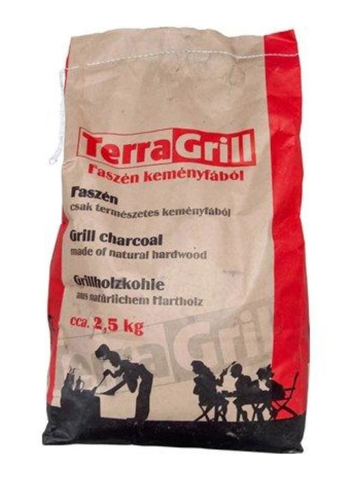Terragrill Természetes Keményfaszén 2,5kg